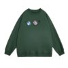Dark Green Graffiti Sweatshirt