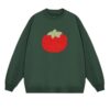 Botanical Print Crewneck Sweatshirt