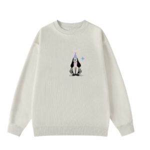 Cute Printed Loose-Fit Sweatshirt