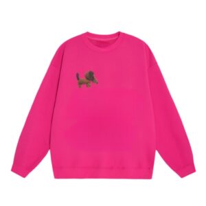 Classic Slim-Fit Pink Sweatshirt