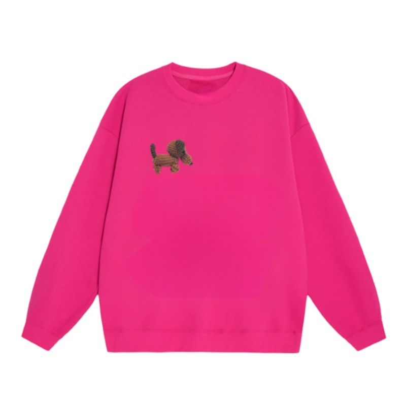 Classic Slim-Fit Pink Sweatshirt