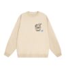 Cute And Chic Crewneck Sweatshirt With Dog Print